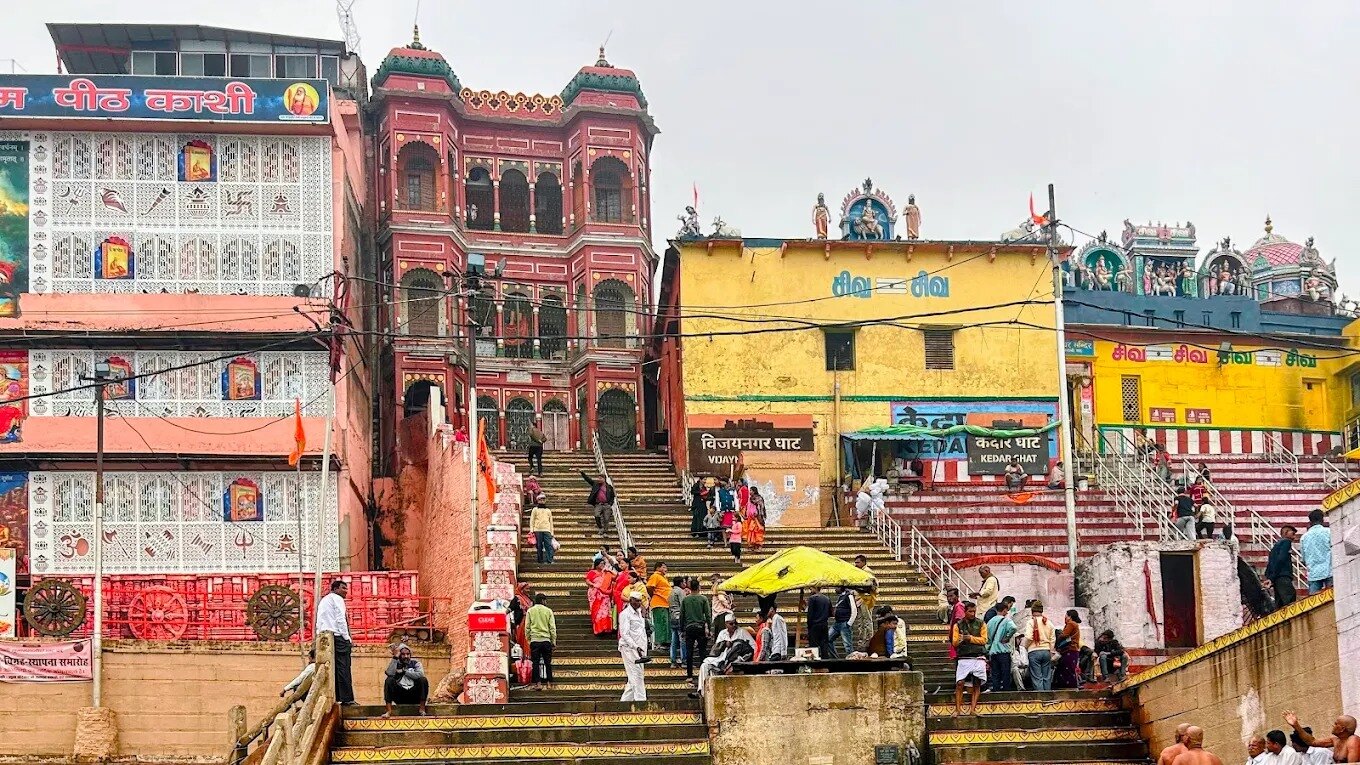 Colourful Ganga ghats of Kashi